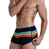 Pride Stripe Swim Trunks